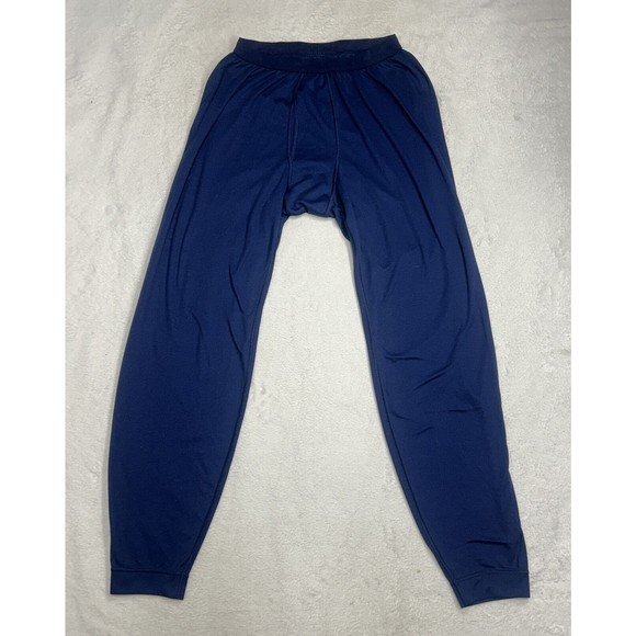 Vtg Patagonia Mens Size XL Capilene Base Layer Thermal Tights Navy Blue USA Made - Picture 3 of 8